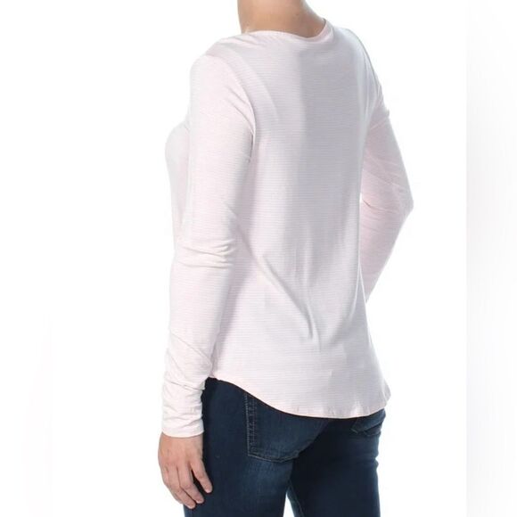 Maison Jules Womens Knit Knot Front T-Shirt NWT Size Small - Picture 2 of 4